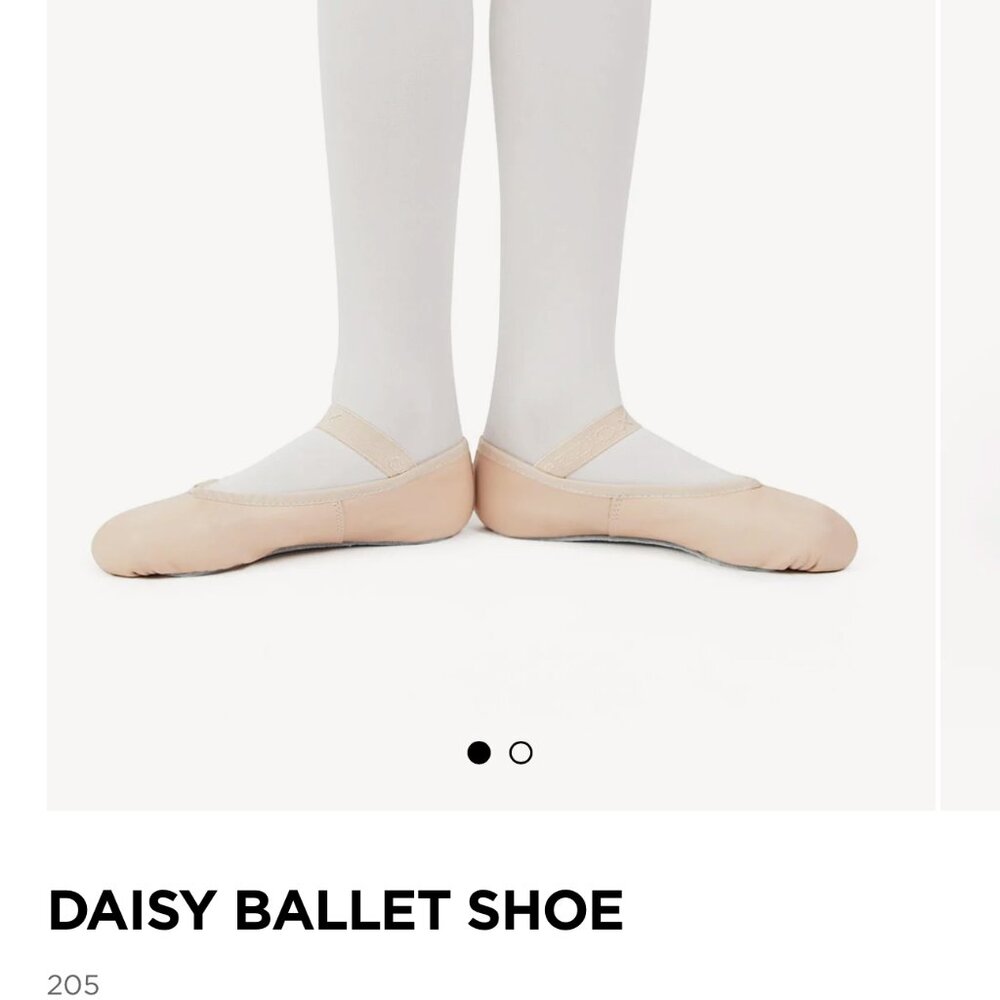 Capezio Kids Ballet Slippers - Cream